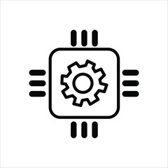Obraz premium Hardware Line Icons. Simple Line Vector Illustration