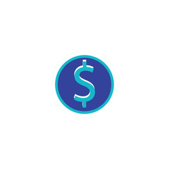 money simple flat design vector