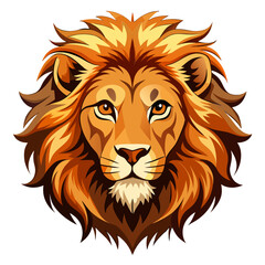 lion head vector