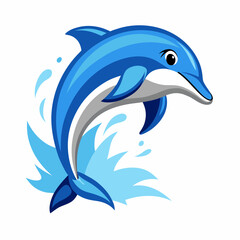 Fototapeta premium dolphin vector illustration