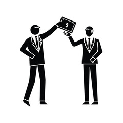 A Business Proposal or Exchange of Funds between Two Businessmen