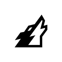 Vector illustrations of wolf and fox heads in various design styles, from bold lines and geometric shapes to monochrome silhouettes. Suitable for use as sports team logos, mascots, icons, or branding 