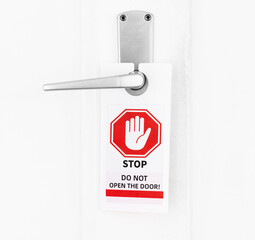 Stop! Do not open the door