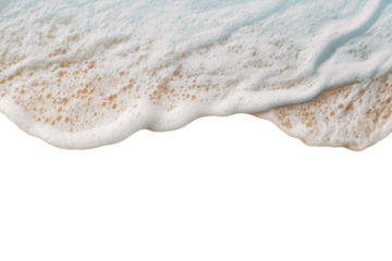 Foamy beach edge