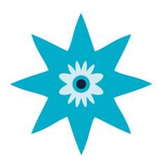 Wild and garden flowers, leaves. Modern vector botanical illustrations, hand drawn floral design elements