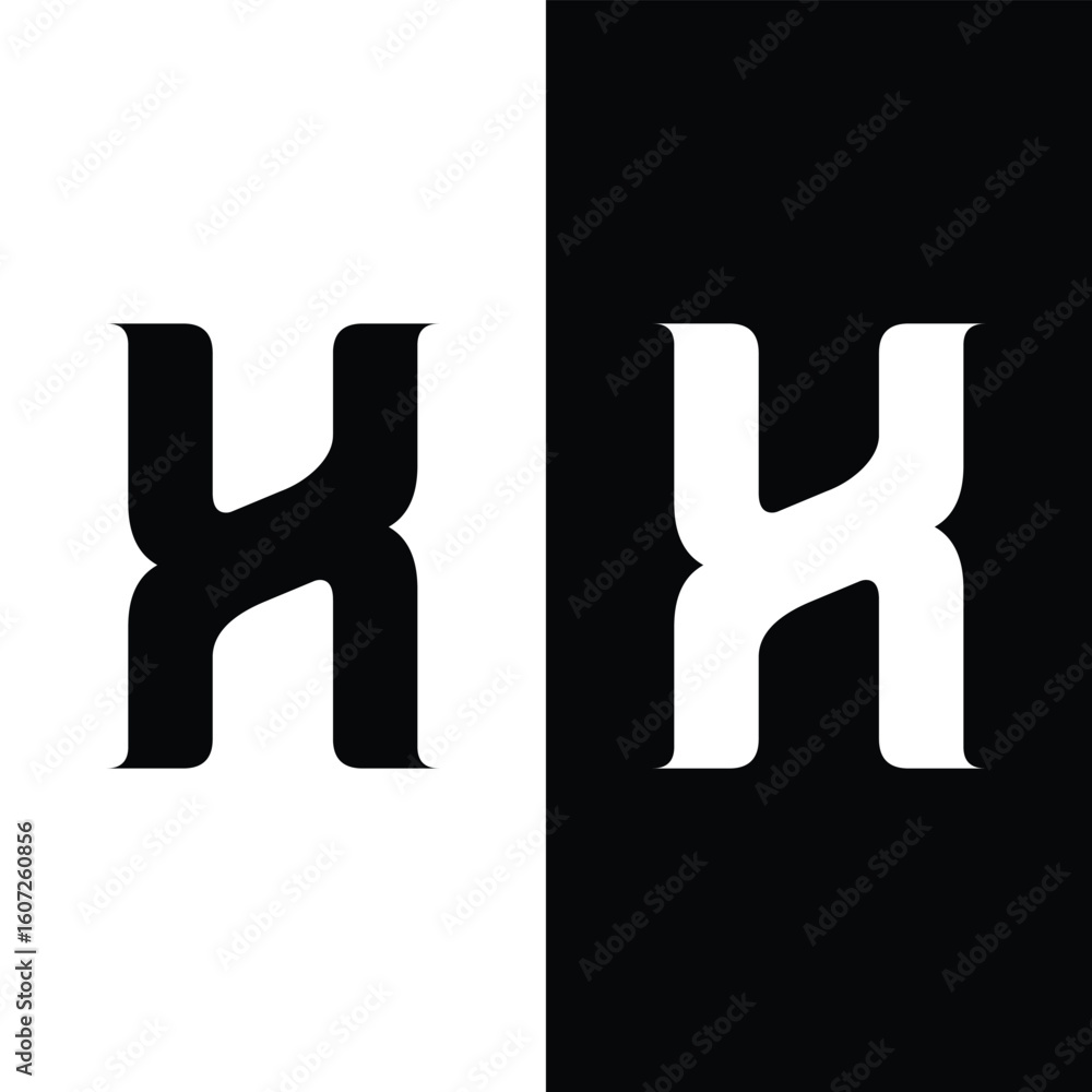 Aufkleber X Logo Design and template. Creative X icon initials based Letters in vector.