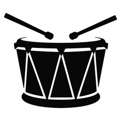 Drum isolated on white background