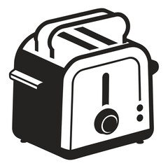 toaster isolated on white background