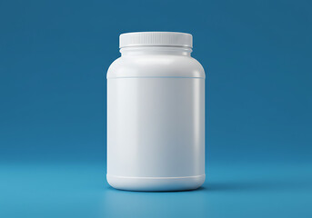 medicine bottle on white background