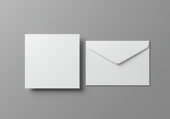white envelope with blank paper