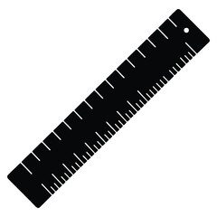 Ruler isolated on white background