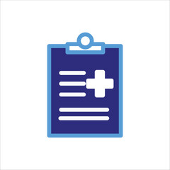 Diagnosis Healthcare Icons. Simple colored Vector Illustration