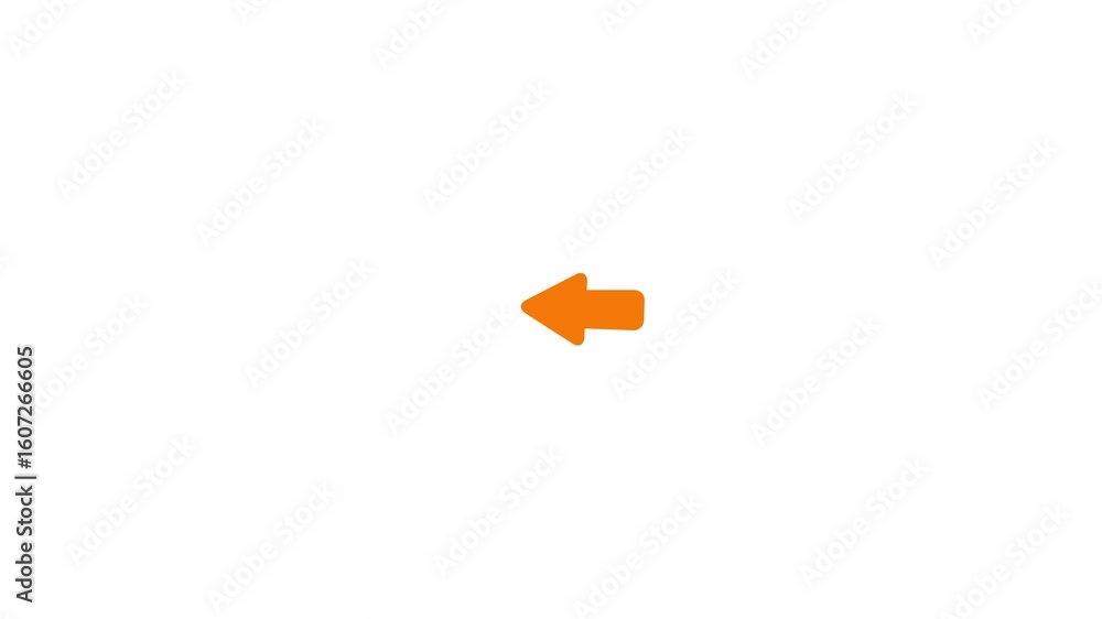 Poster swipe left side arrow icon. download icon sign. arrows icon. white background with an animated squir
