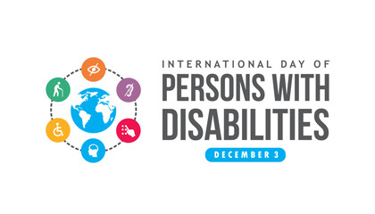 international day of persons with disabilities vector concept design