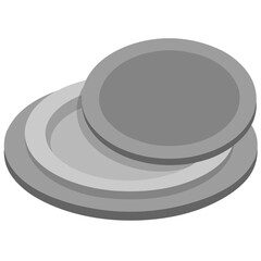 illustration of a plate