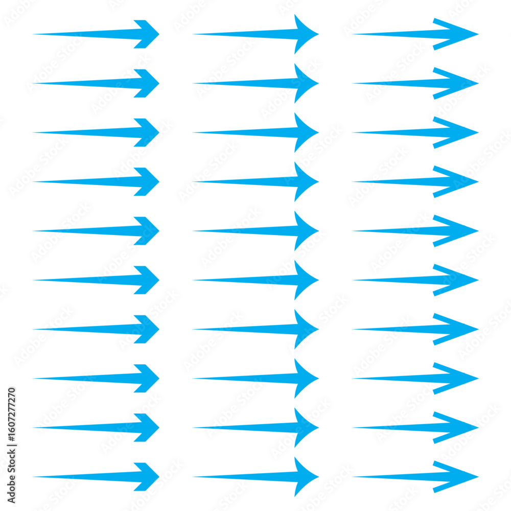Poster arrow icon set, arrow cursor collection, different arrow signs. arrows and directional symbols for d