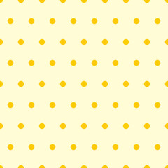 Simple seamless dotted pattern polka dot repeatable background vector