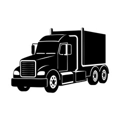 truck isolated on white background