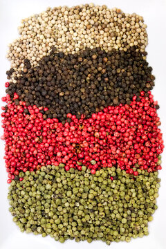 New York City, New York, USA. . Mixture of colorful peppercorns