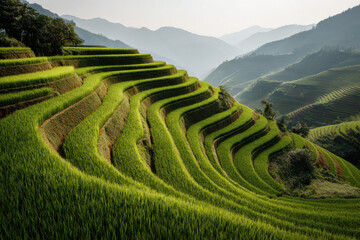 stunning aerial photography breathtaking beauty of rice terraces in southeast asia