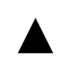 Fototapeta premium vector illustration of a triangle