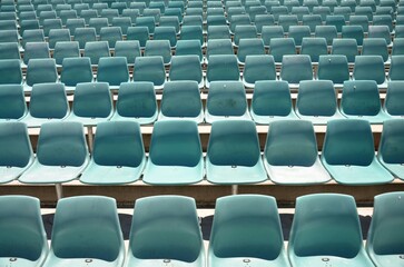 rows of chairs