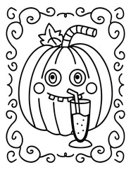 Halloween and Pumpkin Coloring Pages – Fun, Spooky, and Easy Designs for Kids and Adults | Ghosts, Witches, Black Cats, Haunted Houses & Trick or Treat Fun