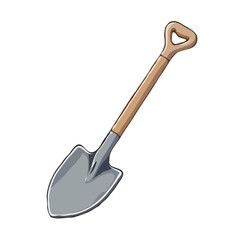 Detailed 3D Shovel 