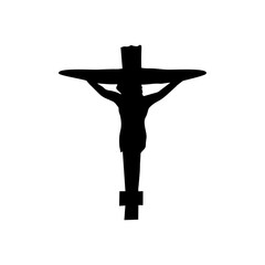 Christian god jesus cross hand drawn vector illustration.
