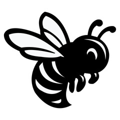 Honey bee vector art design