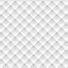 Ornate Intricate Diamond Tile Monochrome Surface Decoration Repeatable Pattern