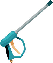 Pressure washer spray gun nozzle with extension wand, perfect for cleaning various surfaces