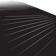 Abstract black and white lines background wallpaper pattern design vector illustration graphic art