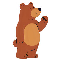 brown bear cartoon