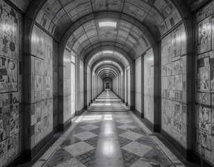 Obraz premium tunnel in the city
