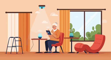 Smart Home Technology Enhancing Elderly Living and Safety