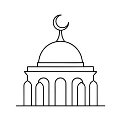 crescent temple architectural iconography