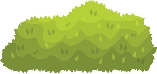 Lush green bush growing in a garden, adding a touch of nature