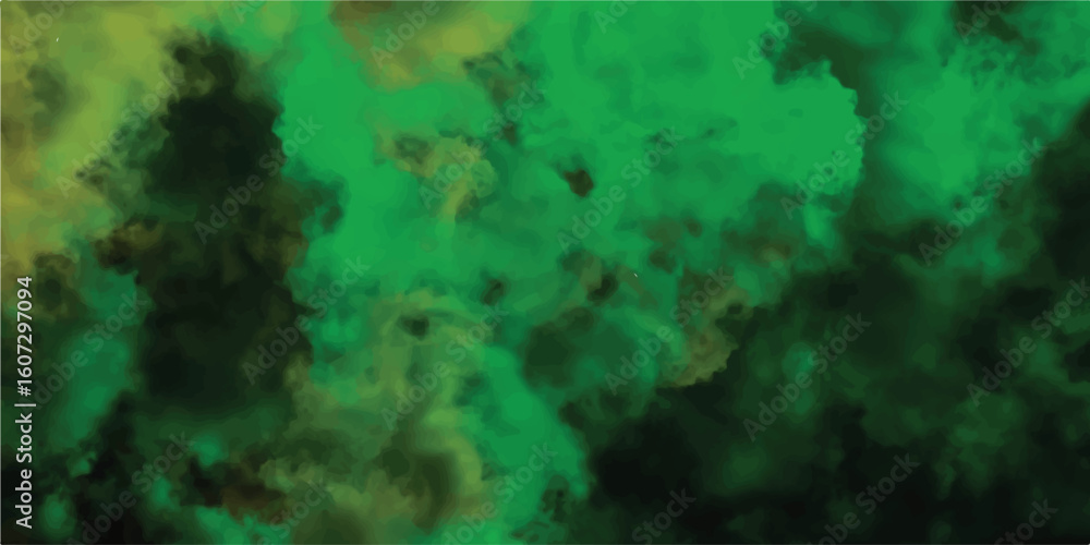 Aufkleber abstract background of swirling green and dark tones creating a unique artistic vaporous effect suit