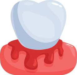 Gum inflammation causing bleeding is a sign of periodontitis and requires professional dental care