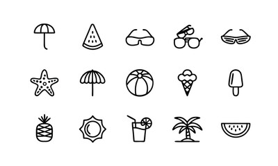 Summer icon pack
