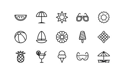 Summer icon pack