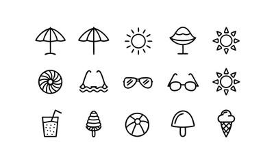 Summer icon pack