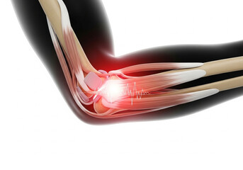 Anatomical View of the Human Elbow Joint pain 