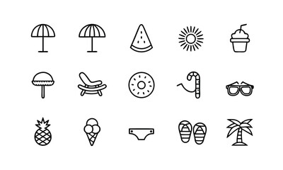 Summer icon pack