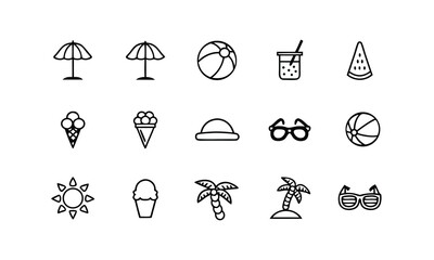 Summer icon pack