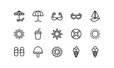 Summer icon pack