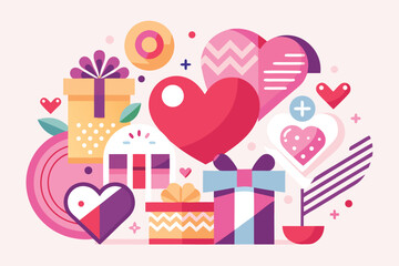 happy birthday card with heart