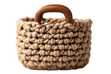 Cute newborn crochet shoes in light pink with rounded toe and detailed stitching, isolated on transparent background