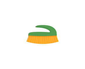 Brush cleaning icon. Vector illustration